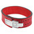 Weight Lifting Belt Adjustable Cowhide Powerlifting Lever Gym Belt for Deadlifts Pull Ups Weightlifting Rowing Red