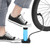 Mini Bike Pump Portable Bicycle Motorcycle Foot Pumps Aluminum Alloy (Blue)