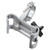 360° MTB Bike Bracket Cell Phone Stand Bike Handlebar Clip Stand GPS Holder Mount BracketTitanium Color