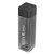 500ml 17oz Water Bottle Transparent Portable Letter Printed Drinking Water Bottle with Wrist Rope Black