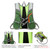 Breathable Hydration Backpack Nylon Reflective Water Bladder Backpack for Hiking Running Cycle