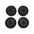 4Pcs RC Car Sealing Wheel Vehicle Plastic Wheels Hub Rubber Tires Set for 1/8 1/10 RC Short Course Truck CarBlack