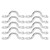 10pcs Stainless Steel Kayak Canoe Rigging Boat Pull Handle Buckles Kayak Accessories5mm / 0.2in