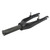 Bike Front Fork 2.9in Lower Fork Open 4.4in Upper Tube Carbon Fiber Fork for 1.1in Straight Head Tube Folding Bike