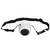 Hanging Necklace Fan Vintage Camera Shaped Adjustable Hands Free Portable Mini Neck Fan with Lanyard for Outdoor White