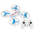 2.4G Drone Remote Control Aircraft LED Light Quadcopter 360 Degree Rotation White for Kids Toy Birthday Gift
