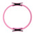 4 Colors Dual Grip Yoga Pilates Ring Resistance Circle for Thighs and Legs Fitness Pink