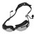 Waterproof Anti Fog Swimming Goggles Electroplating AntiUV Glasses with Earplug for Adult(Black )