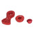 RC 25T Servo Saver Adjustable Force Aluminum Alloy L Servo Arm for 1/10 Remote Control Vehicle Red