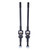 Front CVD Universal Drive Shaft Fit for Axial SCX10 II 90046 90047 RC Car Model