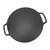 Grill Plate Stick Proof Round Prevent Greasy Portable Barbecue Frying Plate with Dual Handle for Camping Picnic