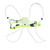 LED Reflective Running Vest High Visibility Front Safety Light USB Rechargeable Reflective Vest for Running Cycling Walking Fluorescent Green