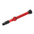 60mm Mountain Bike Presta Valve Stem Aluminum Alloy Tubeless Vacuum Extension Valve Bike Accessory Red