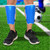 1Pair Kids Soccer Shin Guards Football Padded Knee Protectors Protective Gear Youth (Blue)