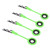 4PCS RC Body Clips Pins RC Car Shell Body Fixed Clips Retainer Silicone Metal Universal for 1/10 Model CarGreen
