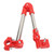 Stainless Steel Bicycle Umbrella Stands 360 Degree Swivel Outdoor Stroller Shading Umbrella HolderRed