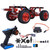 Remote Control Car Frame Upgrade Accessory Set for 1/12 MN D90 RC Car Model(Red MN-90R )