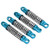 4 Set Metal Front Rear Shock Absorber Damper for WPL D12 1/10 RC Car Upgrades PartsBlue