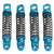 4 Set Metal Front Rear Shock Absorber Damper for WPL D12 1/10 RC Car Upgrades PartsBlue