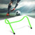 6PCS Durable ABS Football Soccer Agility Speed Training Aids Adjustable Hurdles Green