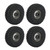 4PCS 1.9in Wheel Tires with 10 Holes Hub Uneven Gravel Pattern for SCX10 1/10 RC Car Models Gray