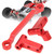 Aluminum Alloy Steering Linkage Fit for 1/18 A949 A959-B A969 A979 K929 RC CarRed
