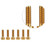 6Pcs/set M5*16mm Titanium Alloy Bike Fixed Stem Bolts For Bicycle Mountain Stem (titanium)