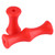 Silicone Archery Bowstring Finger Protector Tabs Guard for Recurve and Compound Bow Red
