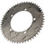 BOLANY ZDP‑04 Folding Bike 54T Chainring Bicycle Positive Negative Teeth Single ChainringGun Black