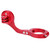 Aluminium Alloy Bicycle Odemeter Computer Extension Mount with Adapter Bike Accessory (Red)