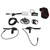 15A Motor Controller Kit Panel Waterproof Brake Lever Thumb Throttle for Electric Bike Accessories