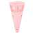 Mini Handheld Fan Cone Shaped Table Top Hanging Neck Cooling Fan Portable Summer Personal Fan Pink