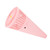 Mini Handheld Fan Cone Shaped Table Top Hanging Neck Cooling Fan Portable Summer Personal Fan Pink