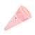Mini Handheld Fan Cone Shaped Table Top Hanging Neck Cooling Fan Portable Summer Personal Fan Pink