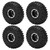 4Pcs Tire Aluminum Alloy Rim Remote Control Car Tire for Axial Capra SCX10 90048