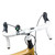 Bicycle Front Light Bike Handlebar LED Headlight Cycling Waterproof Headlamp(Black+Yellow)