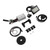 15A Electric Bike Sinewave Controller DC 36V 48V LCD3U Display Thumb Throttle Kit for 250W Motor