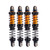 4pcs Adjustable 110mm Metal Shock Absorber Damper for 1/10 CC01 Remote Control Crawler Off-road Car