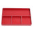 RC Repair Screw Tray 4 Grids Aluminum Alloy Screw Tray with Magnetic Pad for 1/10 1/8 RC Car RC Airplanes Red