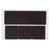 RC Repair Screw Tray 4 Grids Aluminum Alloy Screw Tray with Magnetic Pad for 1/10 1/8 RC Car RC Airplanes Red