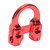 Archery Metal D Loop U Shape Ring Metal D Ring Archery Hunting Targeting Shooting Protection Aid Accessories Red