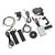Electric Bike Conversion Kit 17A Sine Wave Controller for KT LCD8H Panel Twist Handle QD252 Headlamp for 36V 48V 250W 350W Motor