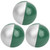 3Pcs Variety Show Juggling Toss Ball Indoor Leisure Sports Fun Puzzle Educational Toygreen/silver