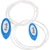 Outdoor Sports LED Shoestrings Flash Skating Dance Laces Glow Colorful Light Up ShoelaceBlue