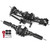 Aluminum Alloy Shell Black RC Car Front Rear Axle Upgrade Parts Accessory for Axial SCX10 II 90047 90046Front Rear Axle