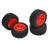 4pcs RC Truck Wheel Professional Rubber RC Tires for HSP 94111 94188 94108 HPI 1/10 RC Car Rouge