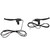 1Pair Electric Bicycle Ebike Metal Handle Brake Lever Replacement Accessory Black