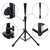 Baseball Batting Tee Portable Softball Hitting Tripod Stand Base Tee Support Height Adjustment with Carrying Bag for Adults & Teenagers Hitting Training Practice