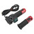1 Pair Electric Scooters Throttle Grip Speed Controlled Digital Throttle Grip with Lock for Electric Vehicle 12V‑99VRed Handle Sleeve