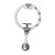 Smart Hoop Fit Circle Auto Counter Adjustable Detachable Abdomen Massage Fitness Equipment with Battery for Women Grey